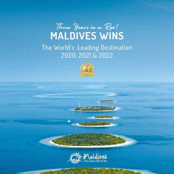 Maldives secured 'World's Leading Destination' award for third time in a row