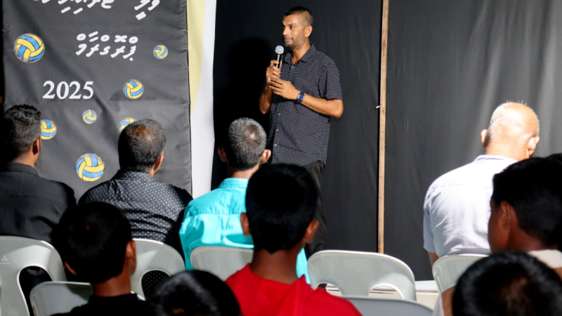 Volleyball Training Program Conducted in Naivaadhoo