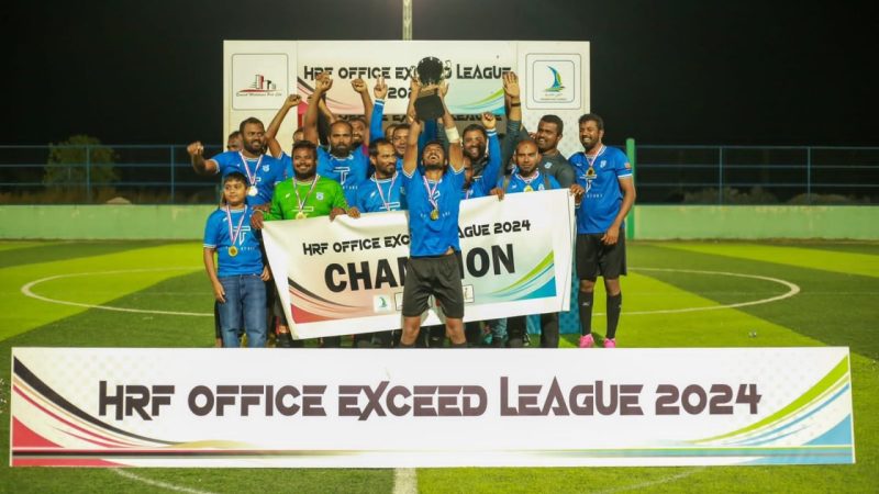 Police, Champions of Hoarafushi Office Exceed Football League