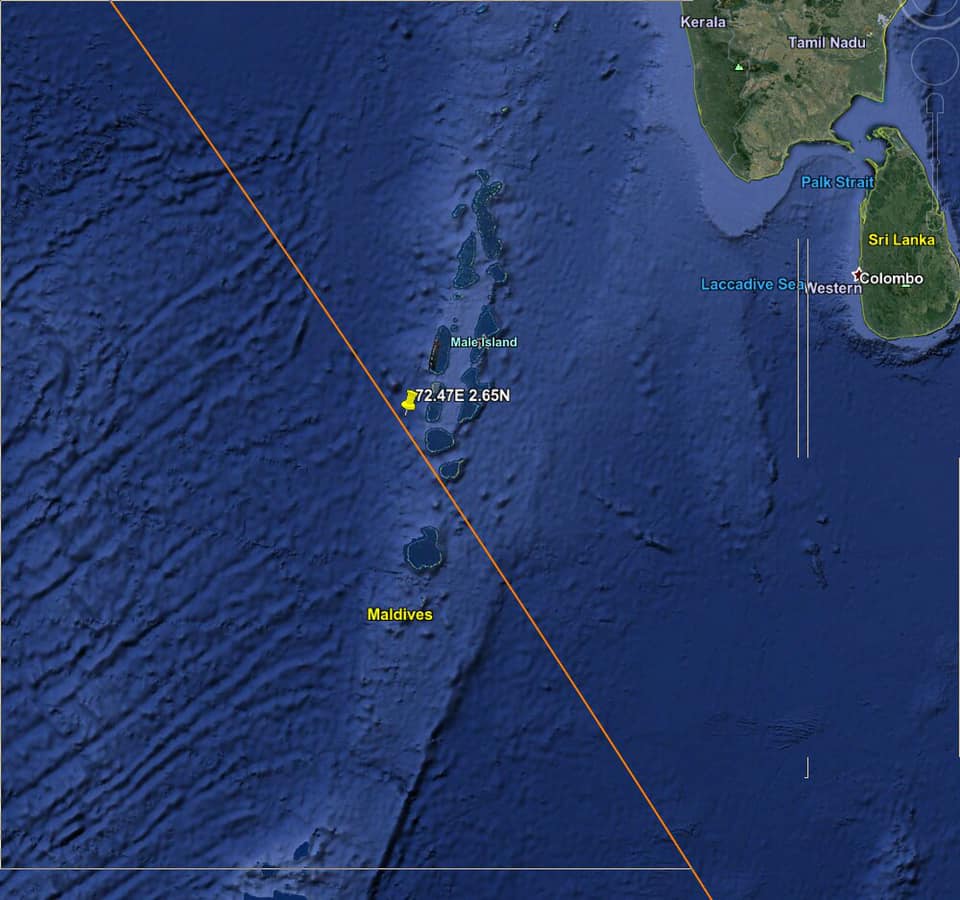 A part of China's space rocket fallen to Maldives