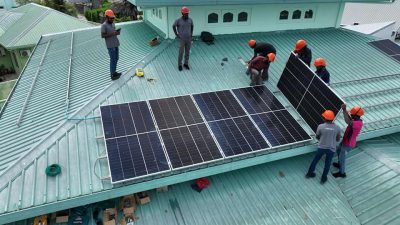 Solar Panels installed in some mosques of Ha. Ihavandhoo