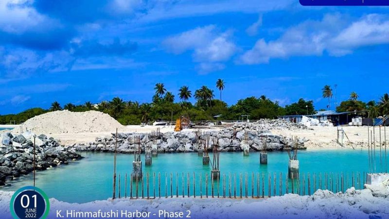 56% of K. Himmafushi Harbour Development project (phase 2) completed: MTCC