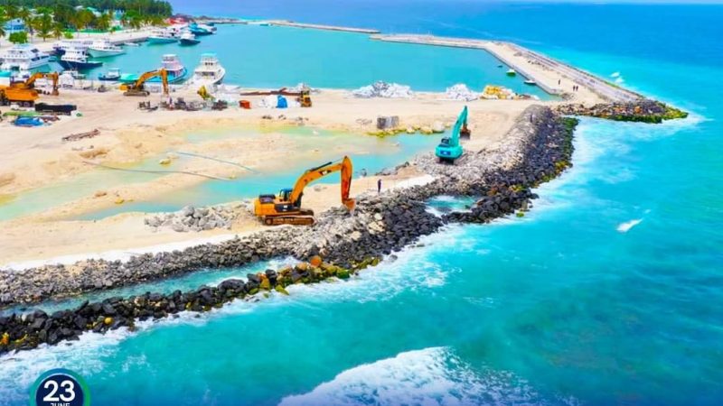 92% of Ha. Ihavandhoo Harbour Development project completed: MTCC