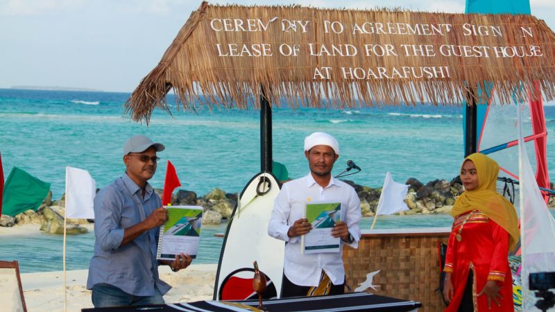 Seven land plots leased for guesthouse development in Hoarafushi