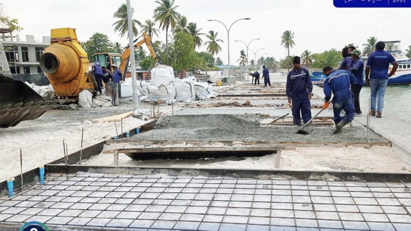 82% of Ha. Hoarafushi Road Construction Project completed