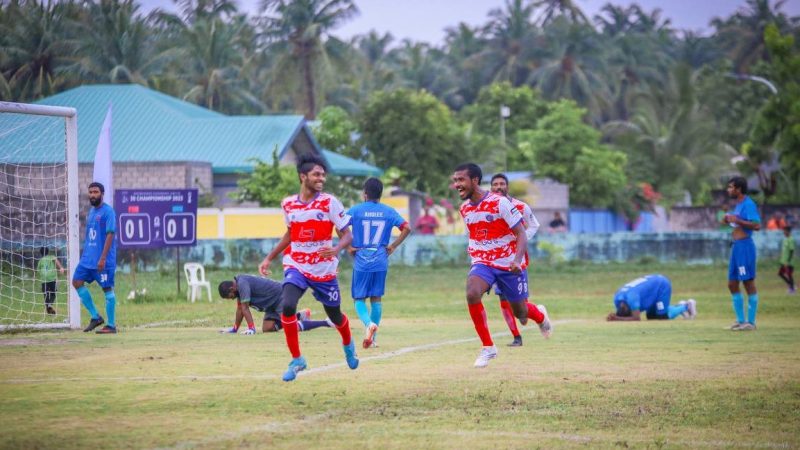 ‘30 Championship 2023′ Football Tournament started in HDh. Hanimaadhoo