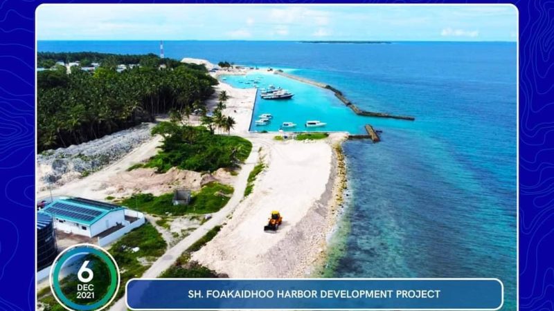 50% of Sh. Foakaidhoo Harbour development completed: MTCC