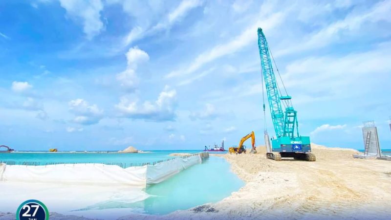 75% of S. Hulhudhoo Harbour Development Project completed: MTCC