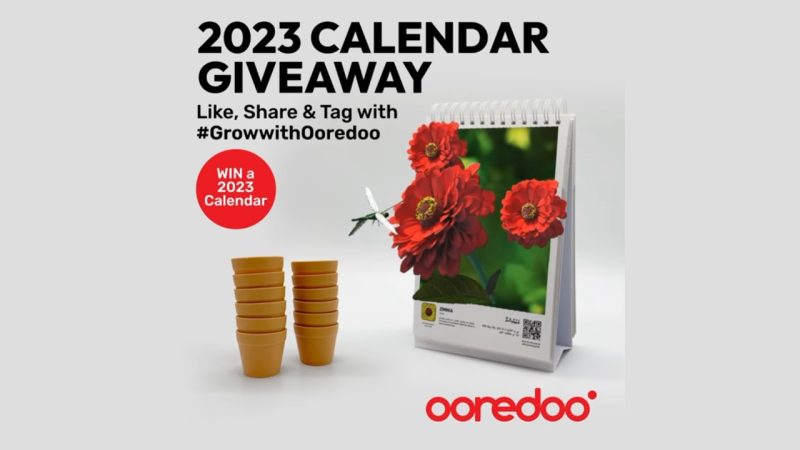 Ooredoo's 2023 Calendar Giveaway