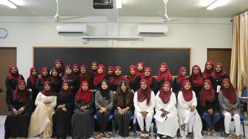Makeup and Hairdressing course organized by WDC concluded in Kulhudhuffushi City