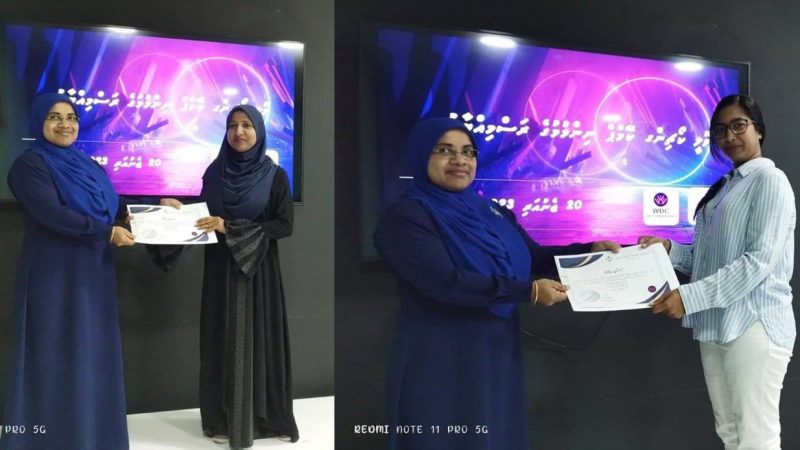 Basic Volleyball coaching camp held Sh. Funadhoo concluded