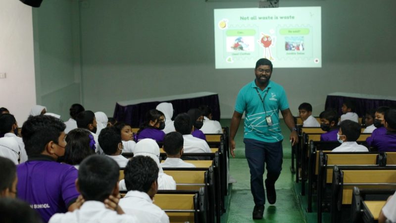 WAMCO commenced a program to teach school children how to categorize waste