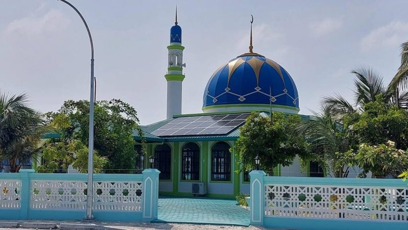 Solar Panels installed at 3 mosques of Ha. Hoarafushi