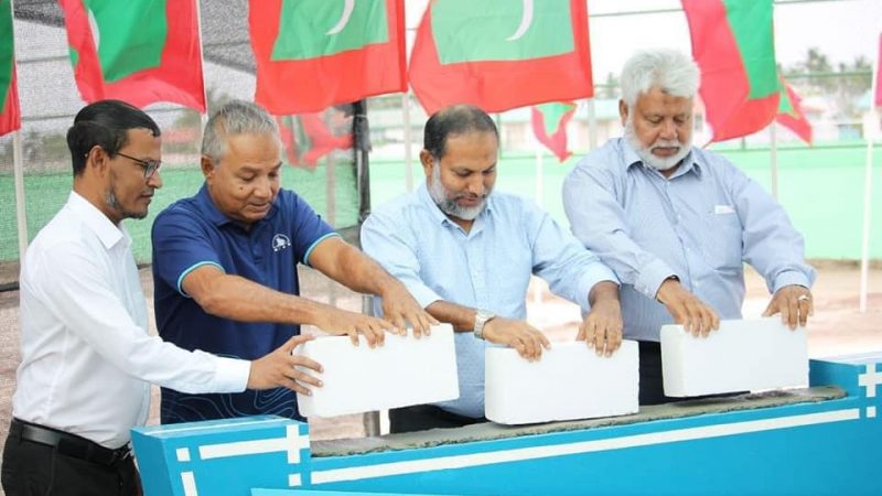 Foundation laid to build a Halfway House in Ha. Hoarafushi