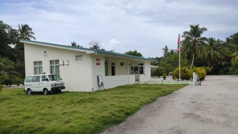 A baby delivered at Ha. Molhadhoo Health Center for the first time