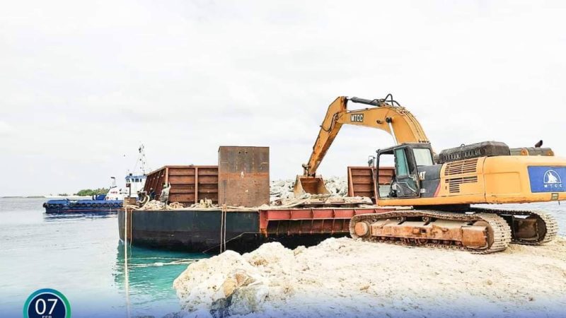 80% of Angolhitheemu Harbour Development project completed: MTCC
