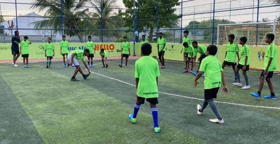 Fundhoo holds a Futsal and Handball training camp