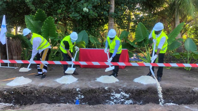 Ha. Maarandhoo Water and Sewerage project commenced