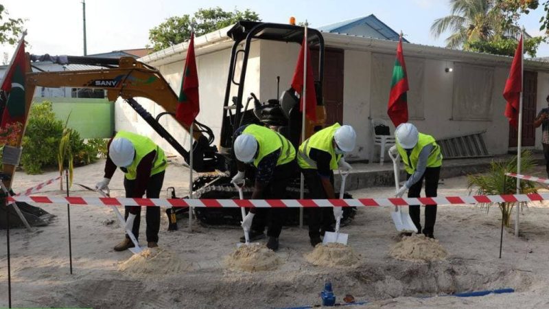 Water and sewerage project commences in ADh. Kunburudhoo