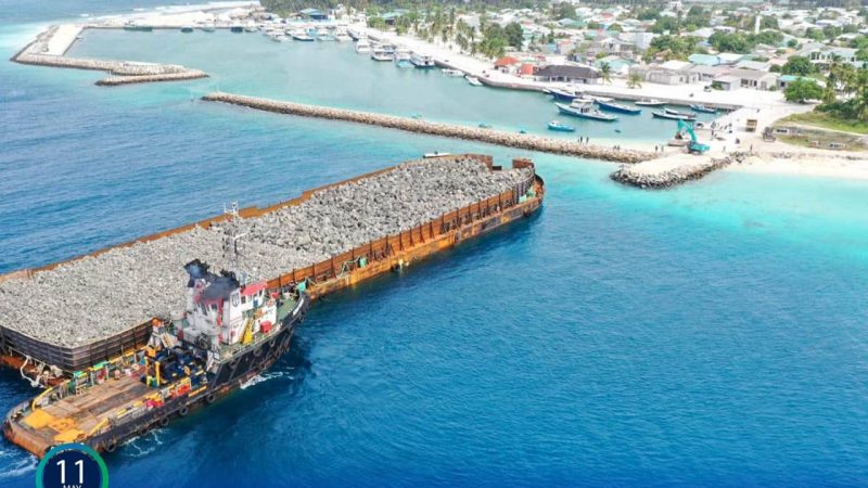 88% of Ha. Ihavandhoo Harbour Development project completed: MTCC