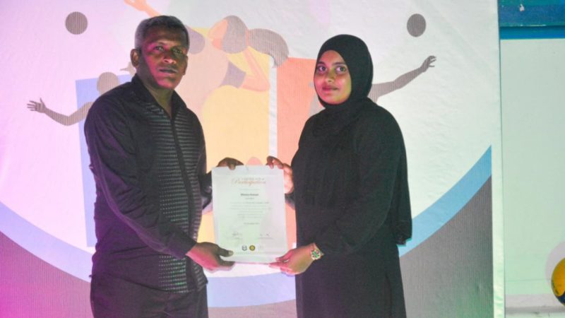 Volleyball Camp held for the women of Ha. Hoarafushi concluded
