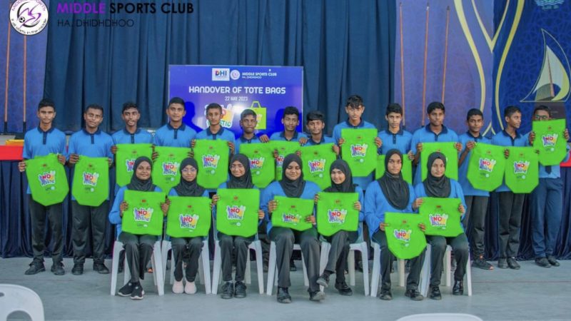 A Tote bag/Fabric bag to every household in Ha. Dhidhdhoo