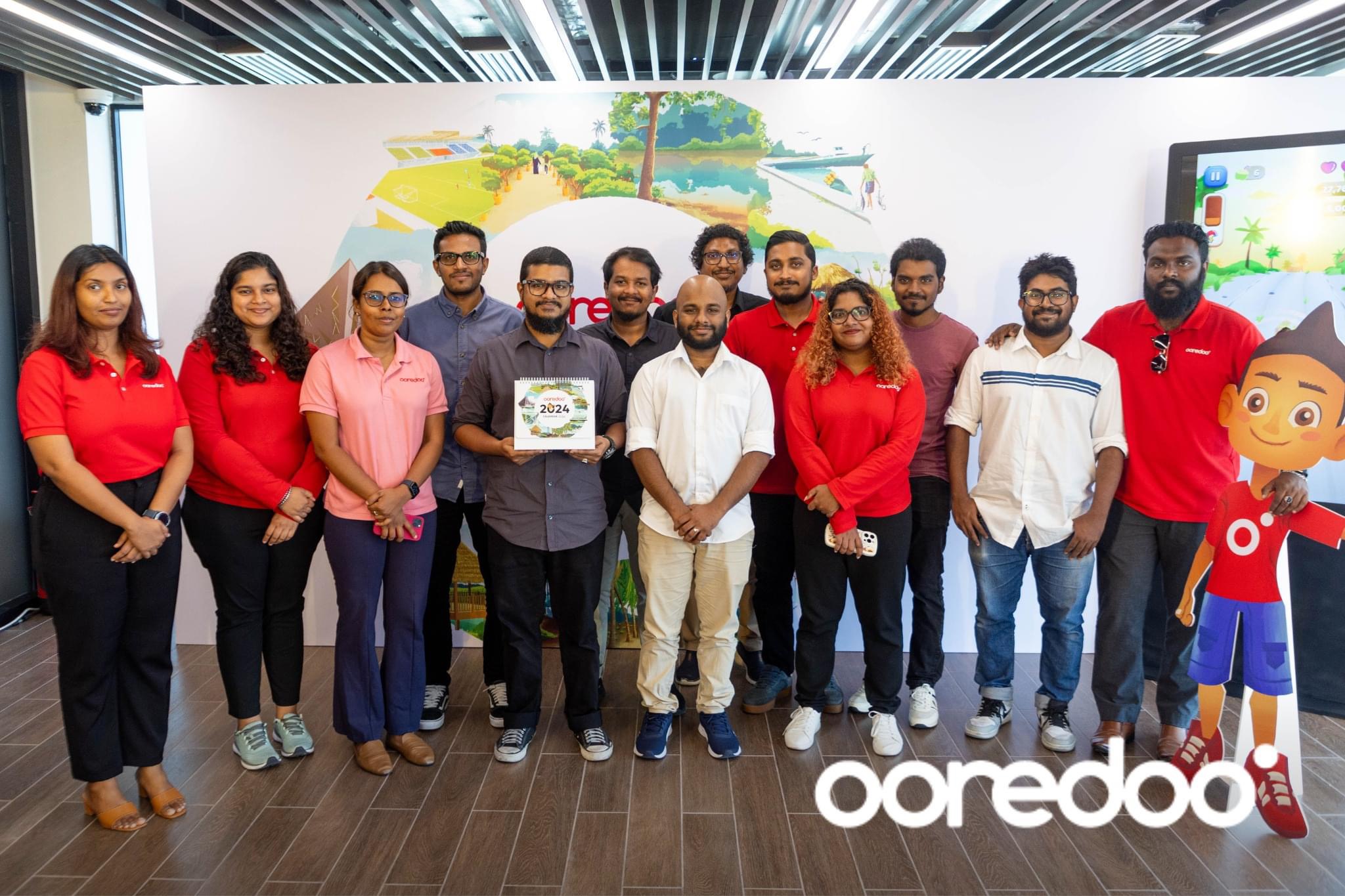 Ooredoo Maldives unveiled the 2024 calendar