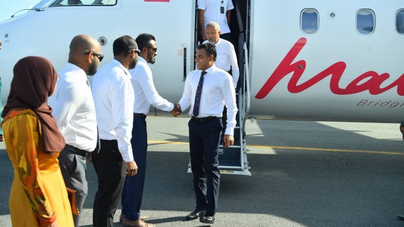 Vice President visits Kulhudhuffushi City on an official trip