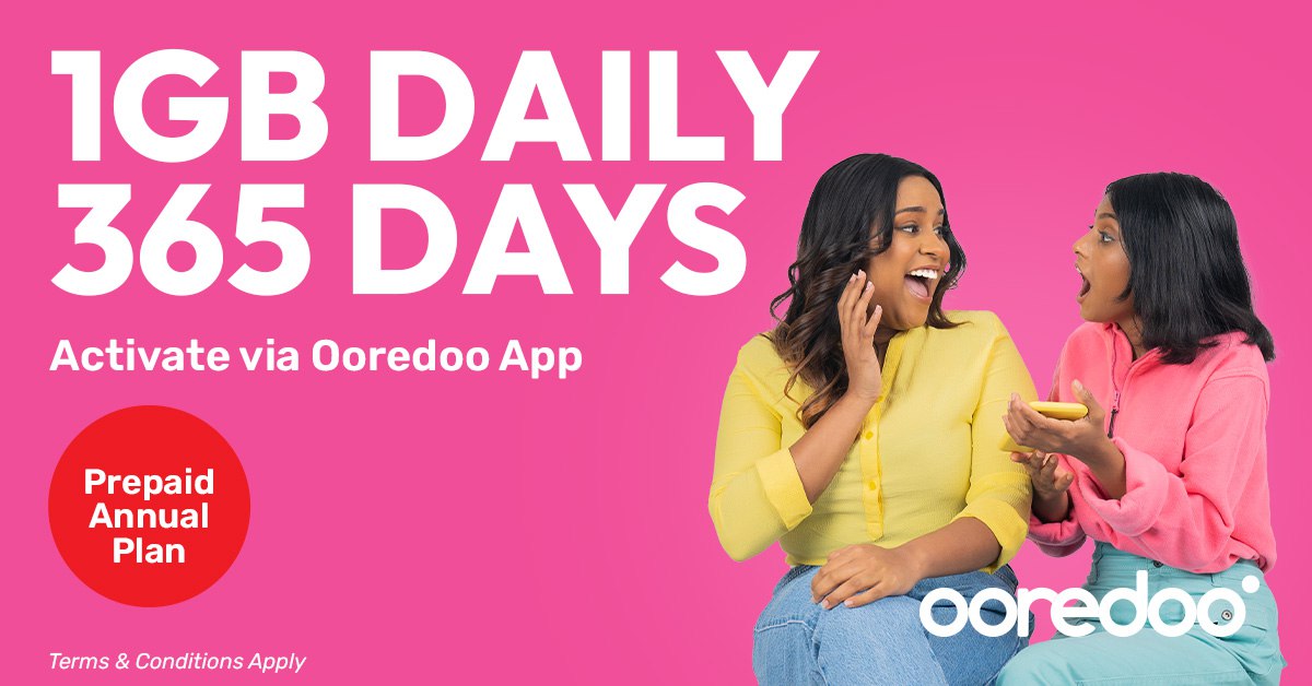 Ooredoo Maldives introduces special annual data plan for its prepaid customers