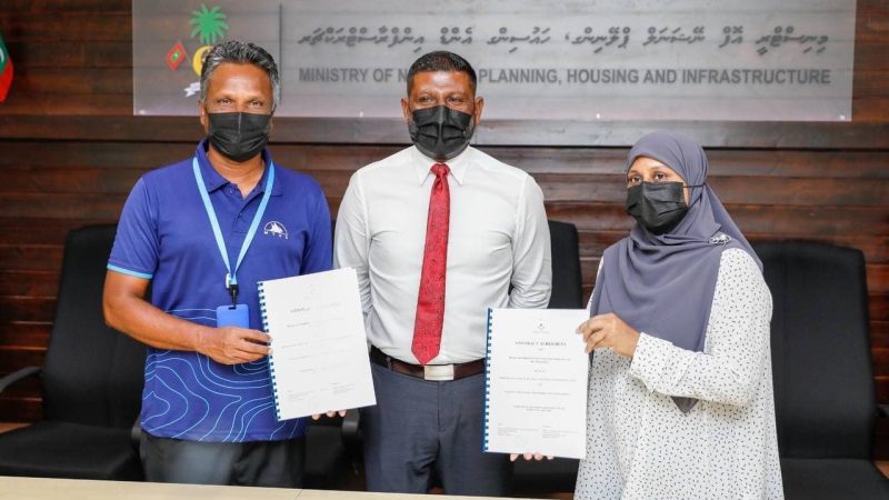 Sh. Milandhoo Coastal Protection project awarded to MTCC