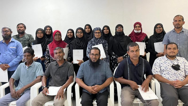 Training programme on Islamic Funeral Rituals held by Sh. Lhaimagu WDC concluded