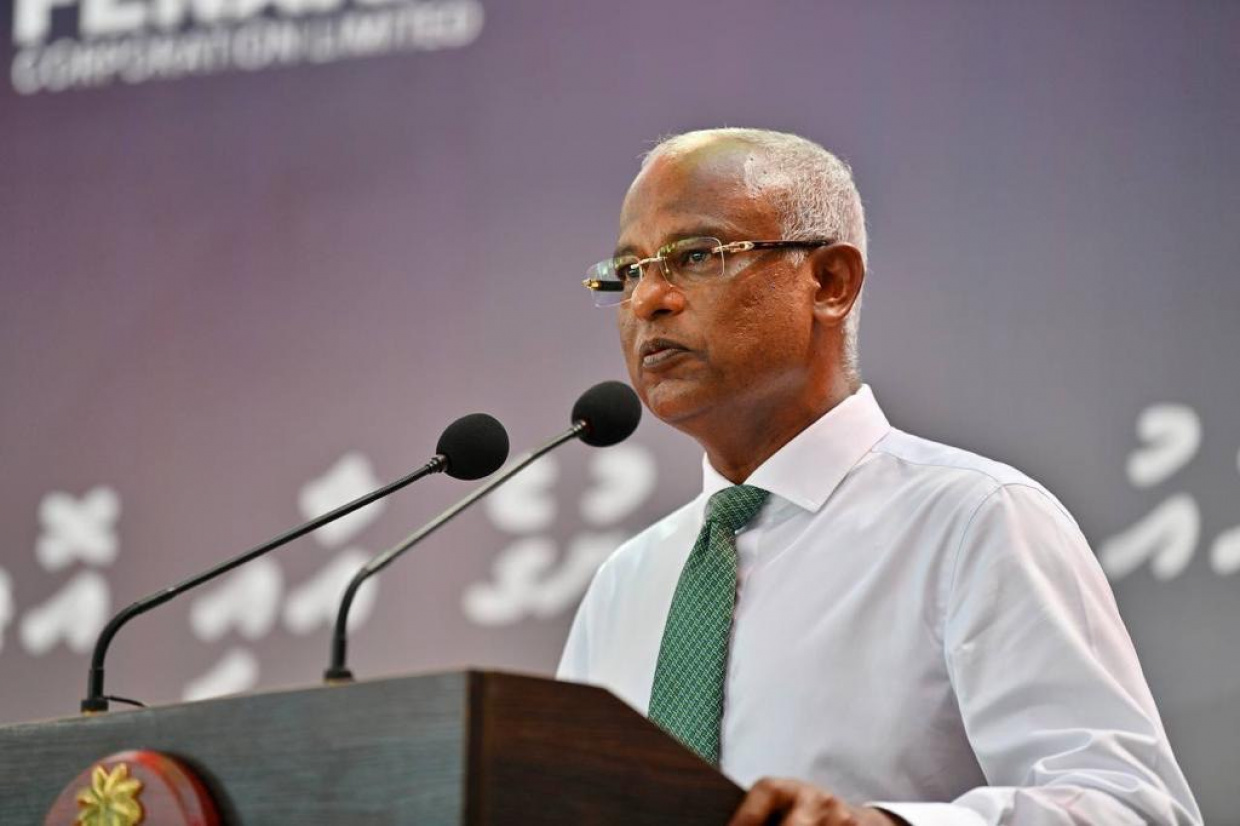 President announced construction of a new mosque in Ha. Utheemu