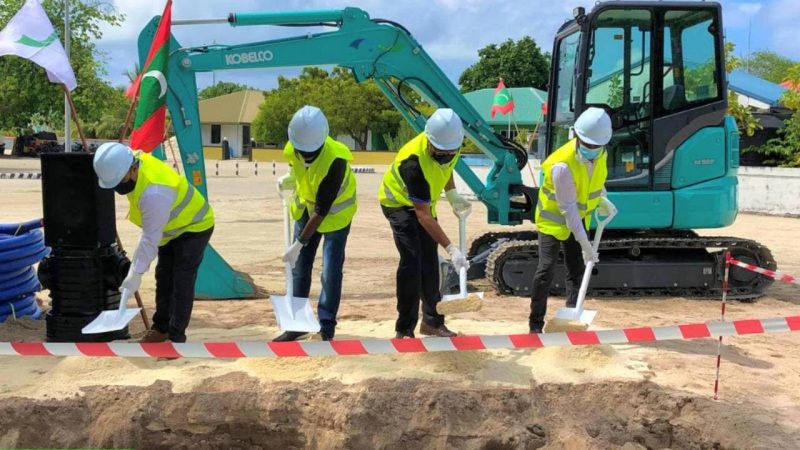 Sh. Goidhoo Water and Sewerage project commenced