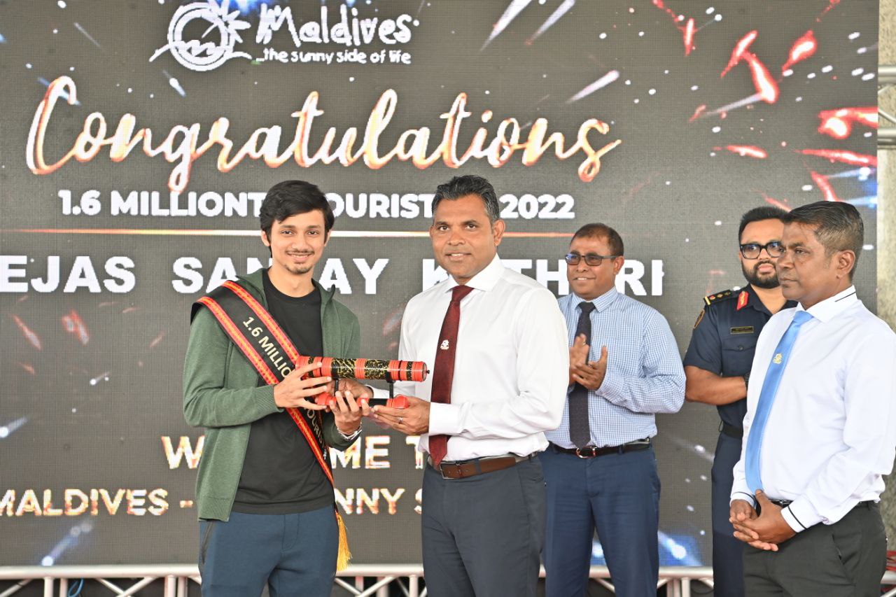 1.6 millionth tourist, this year's target achieved