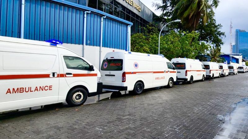 Additional 21 Ambulances brought by STO as part of the agreement with Government