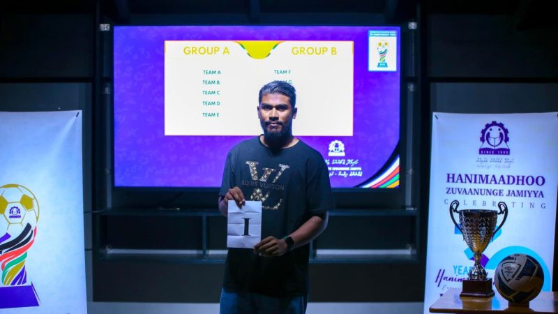 Draw ceremony held for ‘30 Championship 2023’ Football Tournament to be held at HDh. Hanimaadhoo