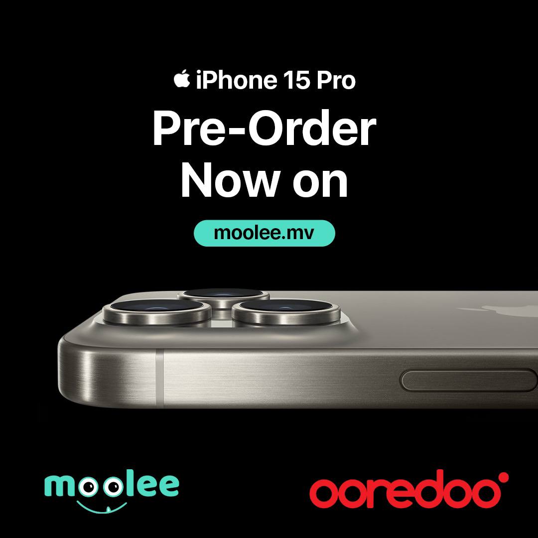 Ooredoo Maldives opens preorder for iPhone 15 series via Moolee