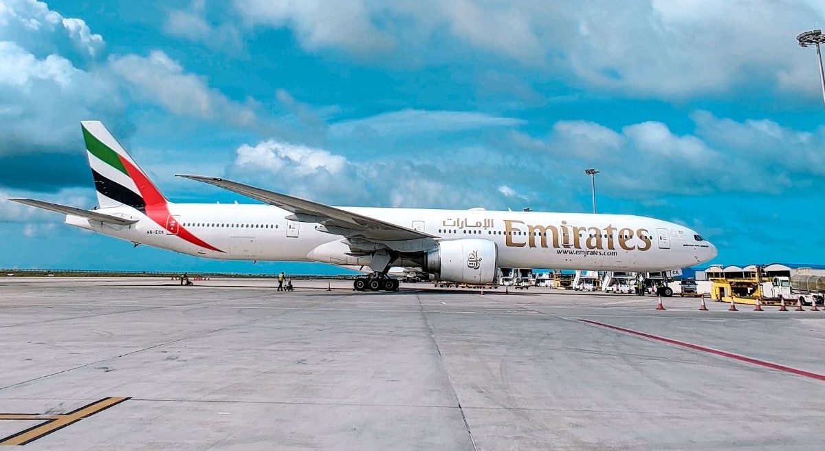First Emirates flight lands in Hulhule following the reopening of border