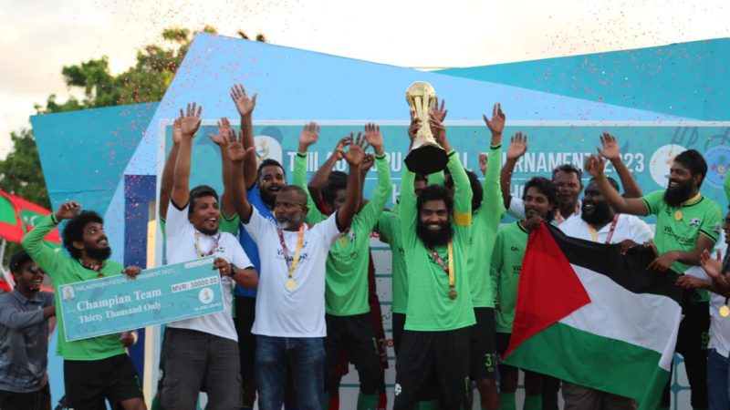 Ha. Vashafaru champions of Thila Uthuru Futsal Tournament 2023