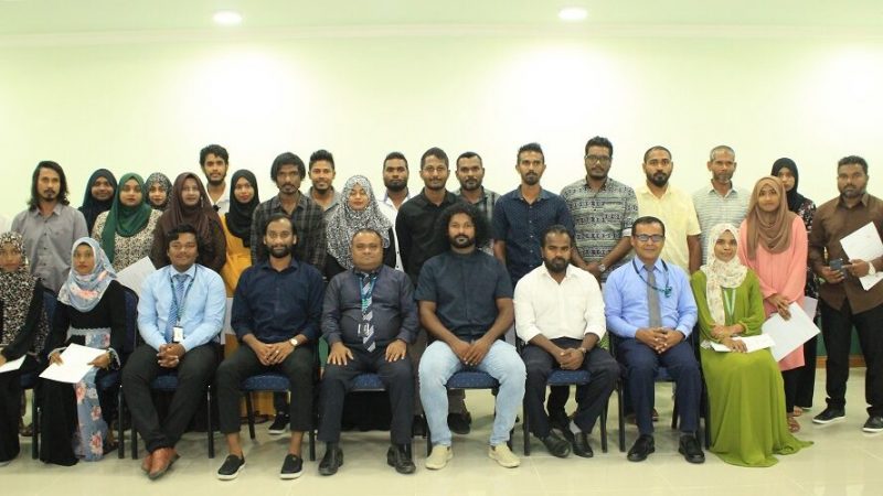 Handball coaching course conducted by Shaviyani Atoll council concldued