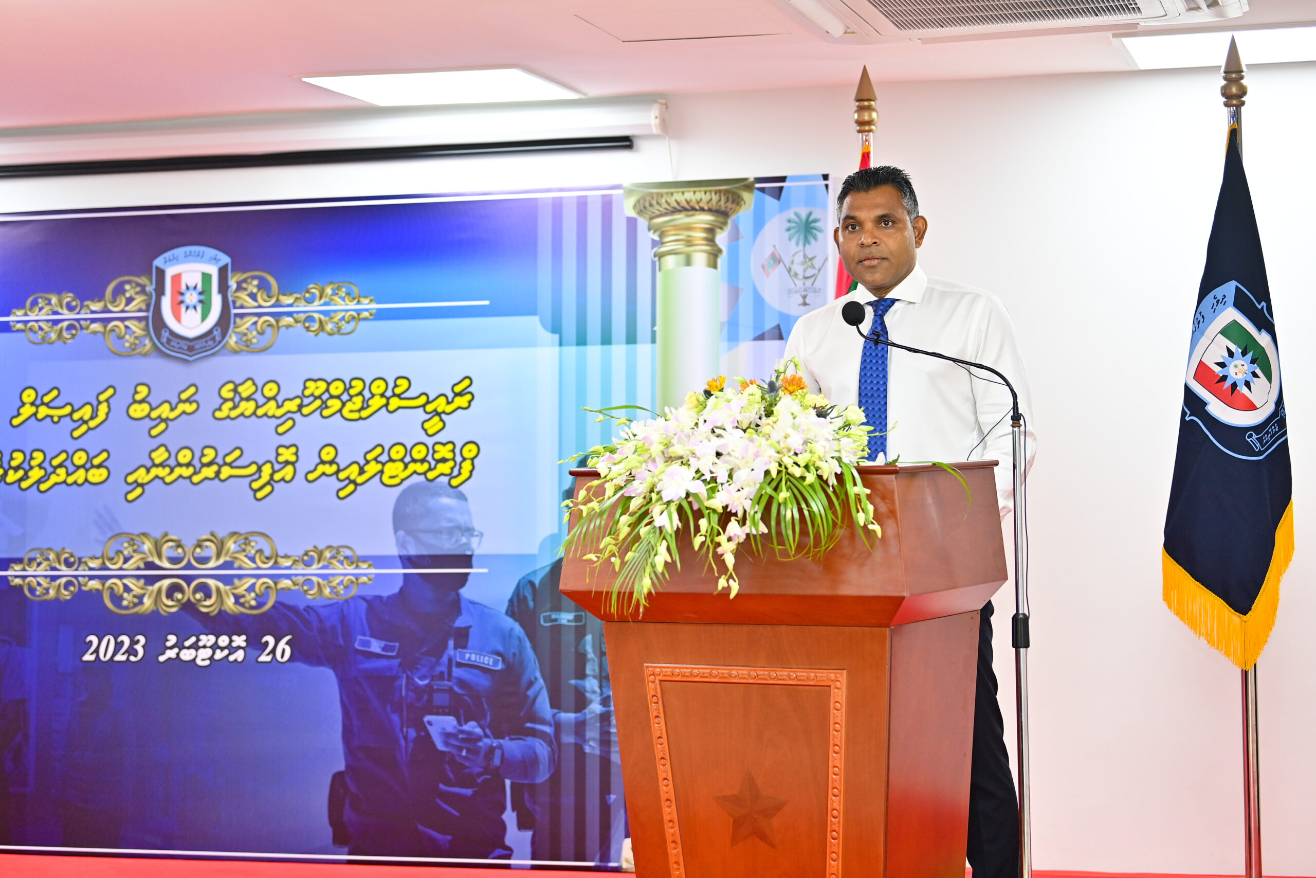 Vice President held a meeting with Frontline Police Officers working in Malé area