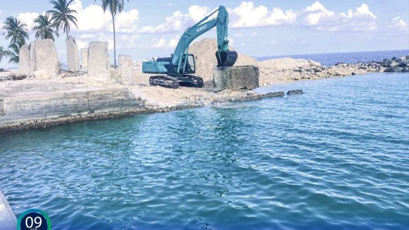 R. Kinolhas Harbour Development project progressing at a quick pace