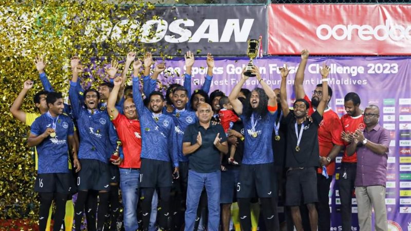 Golden Futsal Challenge: Utheemu, Ha. Atoll Champions