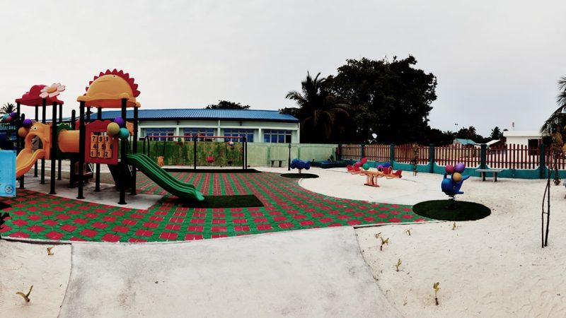 Children's park developed by Ha. Vashafaru Council opened