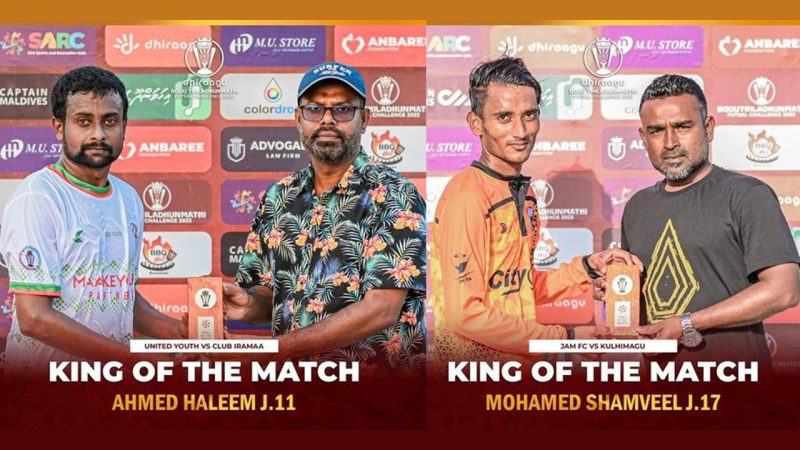 Bodu Thiladhunmathi Futsal Challenge: a win for Team Naivaadhoo, Kulhimagu, and United Youth