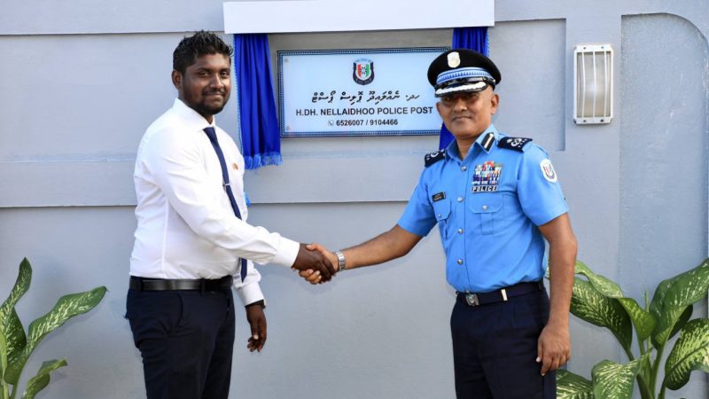 HDh. Nellaidhoo Police Post opened