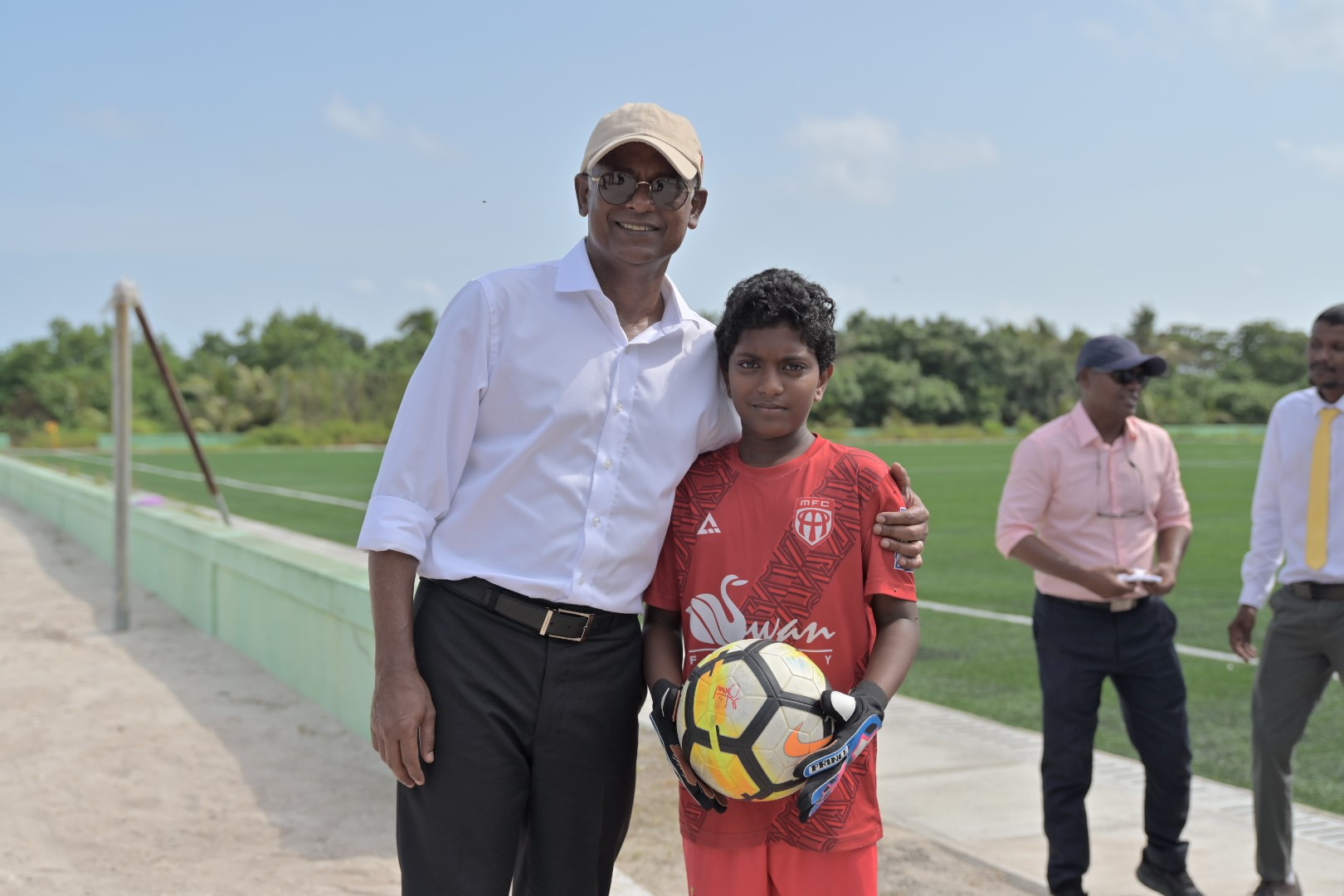 President inaugurates 4 developmental projects completed in Ha. Muraidhoo