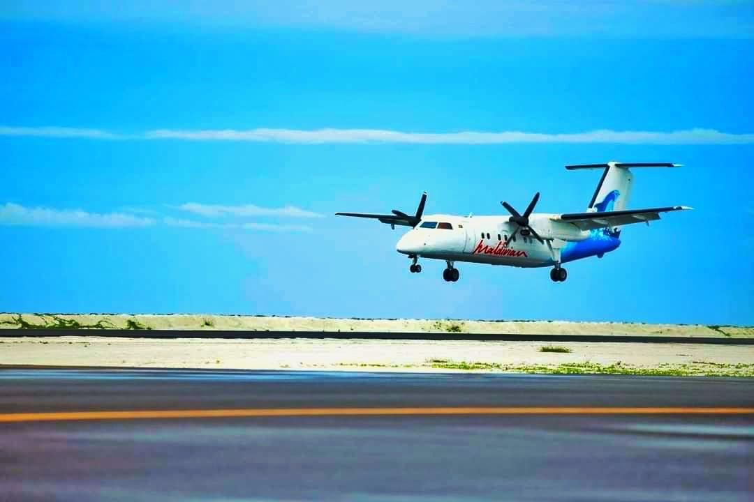 Historic moment for the people of Hoarafushi, Test flight landed!