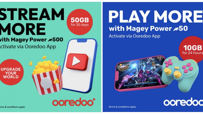 Ooredoo Maldives introduced "Magey Power Pack" data packages for its prepaid customers
