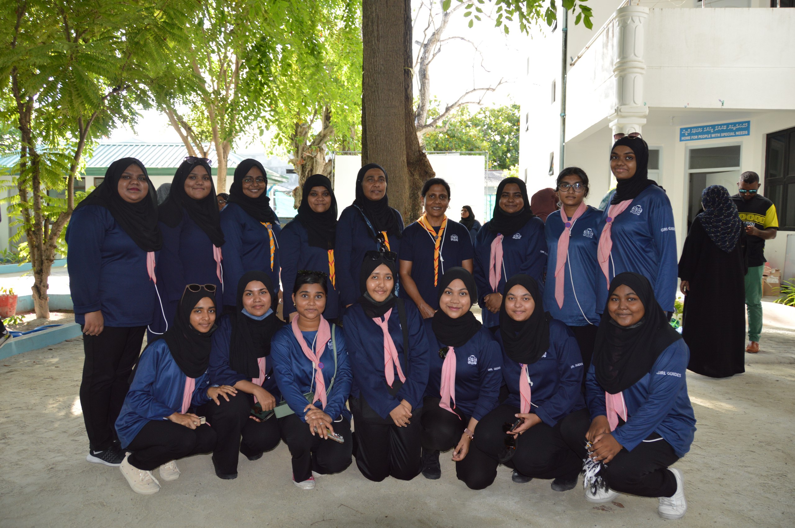 First Lady participated in the "Eid Project" by Maldives Girl Guide Association